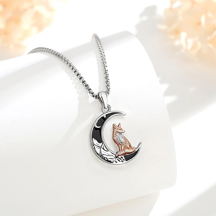 Vito 925 Sterling Silver Viking Necklace for Women Men, Viking Dragon/Wolf/Horse/Tree of Life Pendant Norse Amulet Nordic Jewelry for Men