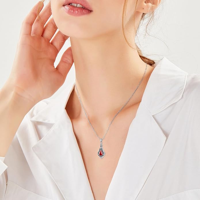 Seiyang Urn Necklace for Ashes 925 Sterling Silver with Birthstone Cremation Jewelry Keepsake Ashes Pendant Necklace Memorial Jewelry for Women Loved One