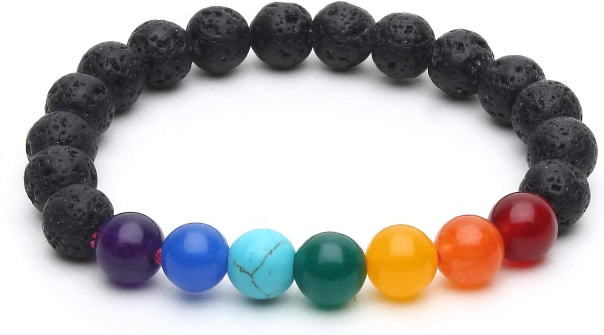 Arihant Gems And Jewels Reiki/Yoga Healing Crystal Stretchable Bracelet,100% Natural And Certified, Astrological Gemstone, Unisex Both For Men & Women - (8 Mm)