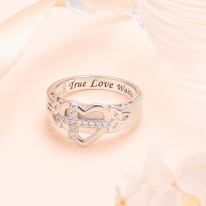 Ladytree Feather Angel Wings Adjustable Memorial Dainty Sterling Silver Open Thumb Ring for Women Men Loss of Mom Dad Daughter Loved Ones Mother's Day Sympathy Memory Jewelry Gifts