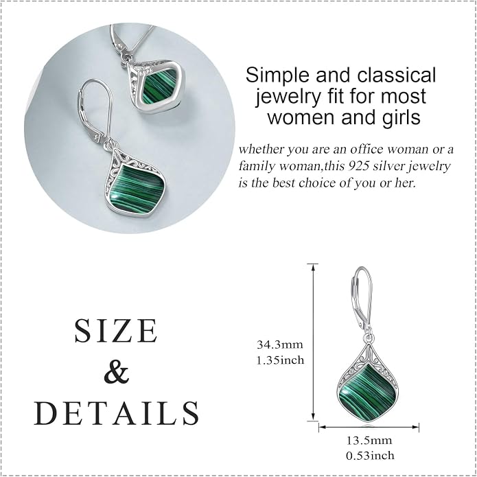 Teardrop Earrings Sterling Silver Filigree Irish Celtic Teardrop Drop Earrings Jewelry Gifts For Women