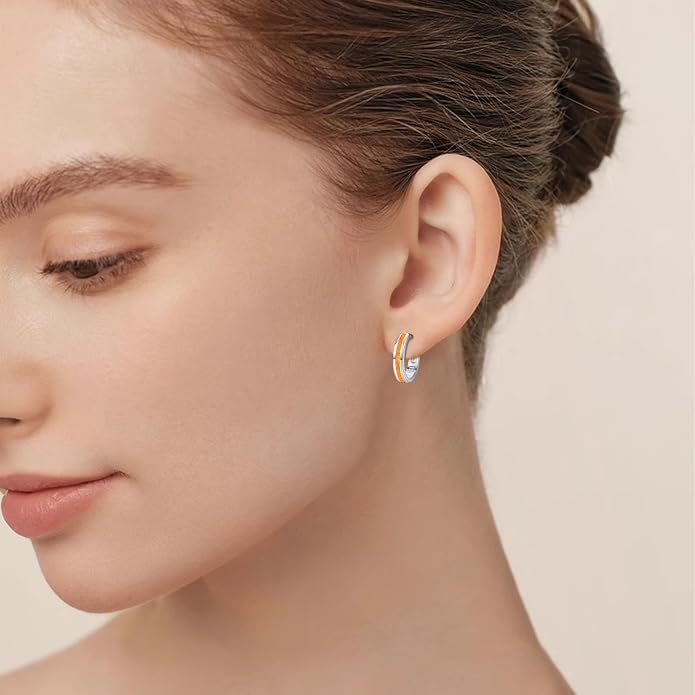 Midir&Etain Opal Hoop Earrings 925 Sterling Silver Huggie Earrings Hypoallergenic Cartilage Hoops Opal Jewelry Gifts for Women