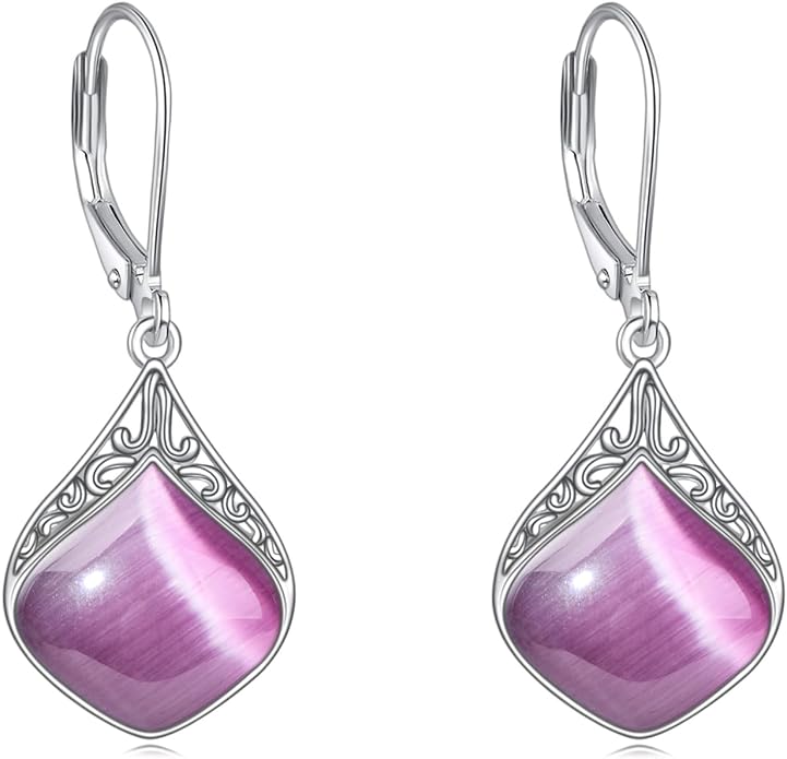 Teardrop Earrings Sterling Silver Filigree Irish Celtic Teardrop Drop Earrings Jewelry Gifts For Women