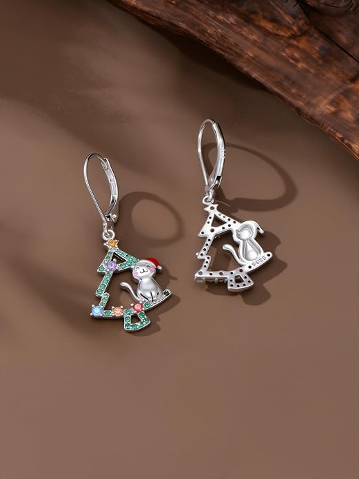 Seiyang Dangle Earrings 925 Sterling Silver Animal/American Flag/Turquoise Dangle Drop Earrings Jewelry Gifts for Women