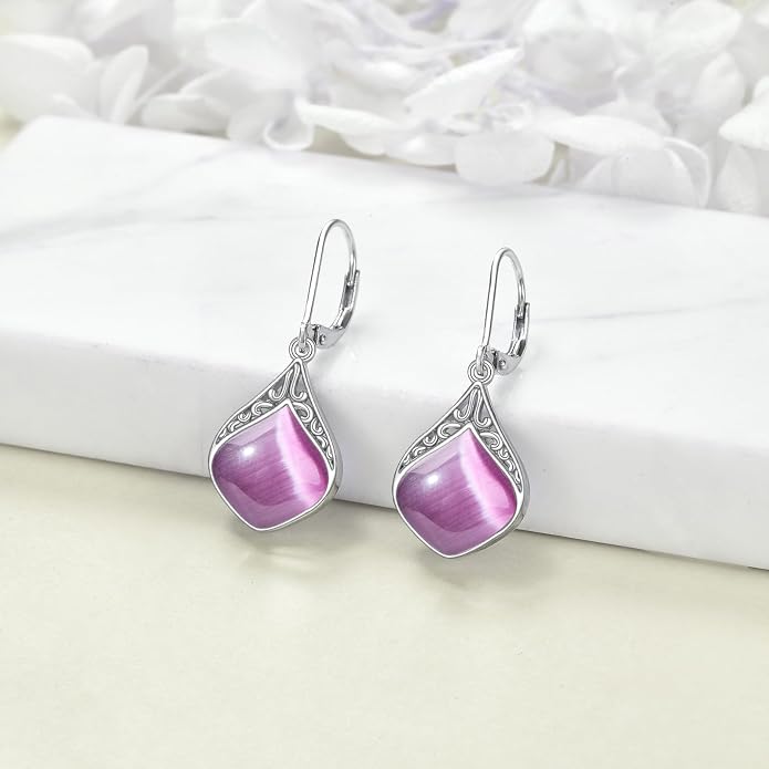 Teardrop Earrings Sterling Silver Filigree Irish Celtic Teardrop Drop Earrings Jewelry Gifts For Women