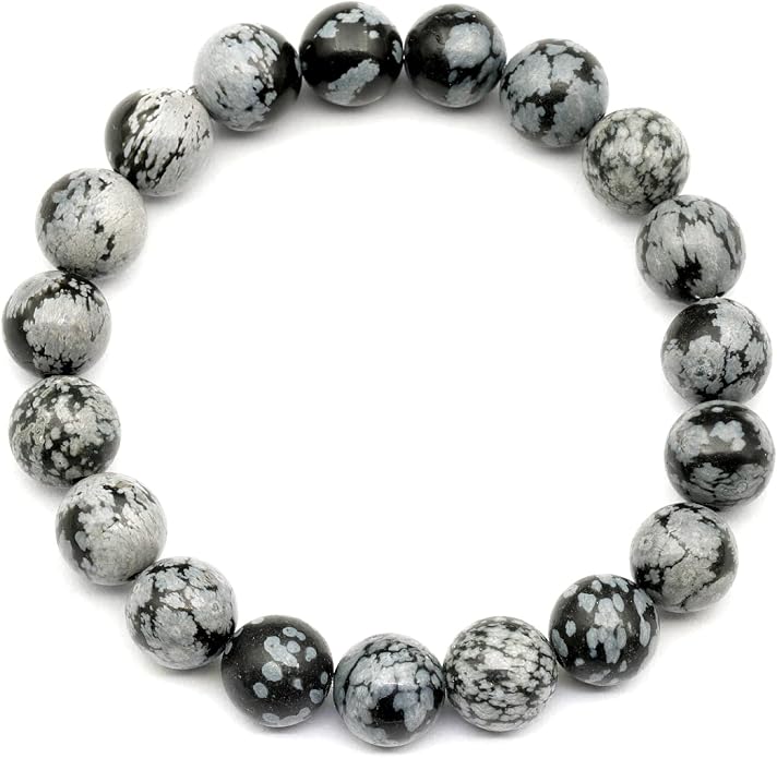Natural Gemstone Beaded Stretch Bracelet for Men & Women | Handmade 8mm Stone Jewelry | Zodiac Chakra Elastic Bracelet | Meaningful Gift Collection