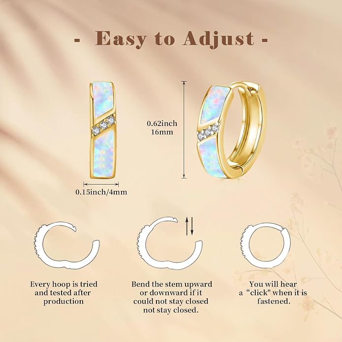 Gold Dainty Hoop Earrings for Women Hypoallergenic Lightweight 14K Gold Huggie Earrings Jewelry Valentines Day Gifts for Wife Girlfriend Her