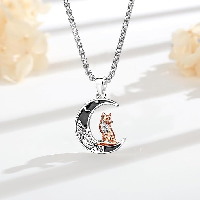 Vito 925 Sterling Silver Viking Necklace for Women Men, Viking Dragon/Wolf/Horse/Tree of Life Pendant Norse Amulet Nordic Jewelry for Men