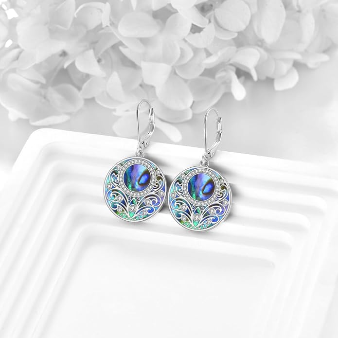 Teardrop Earrings Sterling Silver Filigree Irish Celtic Teardrop Drop Earrings Jewelry Gifts For Women