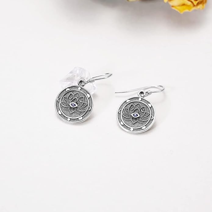 PROESS Sword/Lotus/Hummingbird/Squirrel/Cow Earrings Skull Stud Earrings 925 Sterling Silver Earrings Birthday Christmas Jewelry Gifts for Women Men