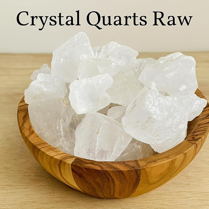 Large 1.25-2.0” Natural Clear Quartz Raw Crystals Stones for Meditation, Chakra, Reiki, Crystal Grid, Energy Work, Wire Wrapping, Tumbling & Spiritual Home Decor