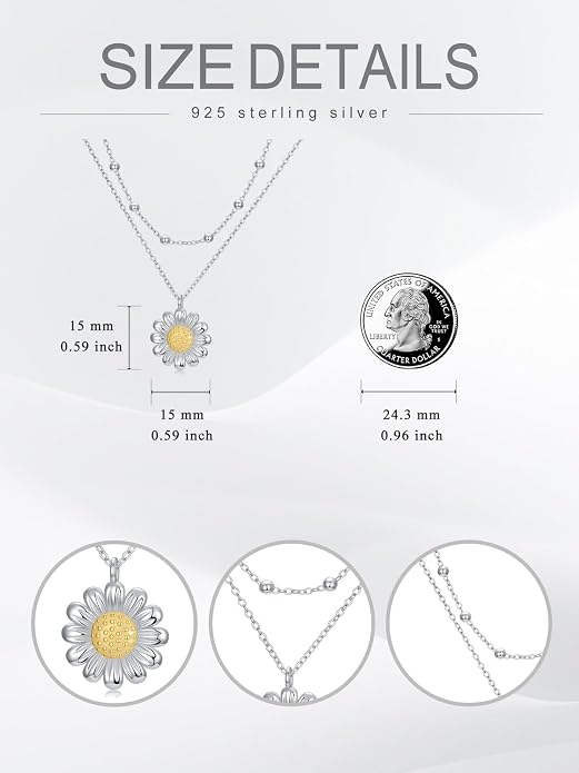 Midari Ocean Necklace 925 Sterling Silver Flamingo Mama Bear Dolphin Penguin Sea Turtle Axolotl Desert Cactus Nautical Rudder Tropical Palm Compass Wave Pendant Boho Jewelry Gifts for Women Men