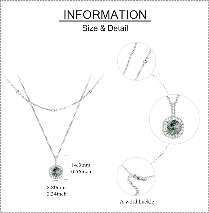MONGAS Tree of Life/Infinity Cross/Lock and Key/Lotus/Hamsa/Horse/Strawberry/Opal/Lariat/Dragonfly/Heart/Violin Layered Necklace Sterling Silver for Women