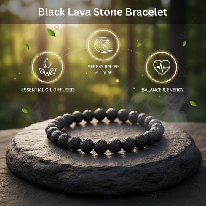 Arihant Gems And Jewels Reiki/Yoga Healing Crystal Stretchable Bracelet,100% Natural And Certified, Astrological Gemstone, Unisex Both For Men & Women - (8 Mm)
