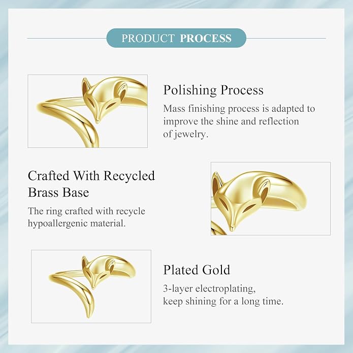Adjustable Koi Fish Smake Dachshund Kitten Cat Hummingbird leaf Dragon Stackable Rings Lucky Protection Gold Adjustable Animal Themed Fortune Protection Ring Good Luck Statement Jewelry Women Grandma Mom Daughter