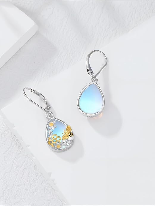 Seiyang Dangle Earrings 925 Sterling Silver Animal/American Flag/Turquoise Dangle Drop Earrings Jewelry Gifts for Women