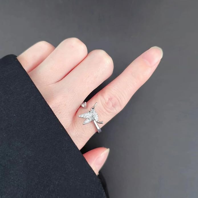 925 Sterling Silver Ring Minimalist Adjustable Rings Band Handmade Rings for Women Girls