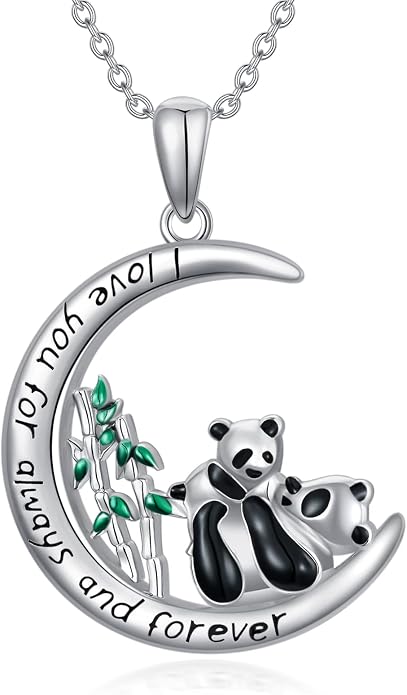 Midari Ocean Necklace 925 Sterling Silver Flamingo Mama Bear Dolphin Penguin Sea Turtle Axolotl Desert Cactus Nautical Rudder Tropical Palm Compass Wave Pendant Boho Jewelry Gifts for Women Men
