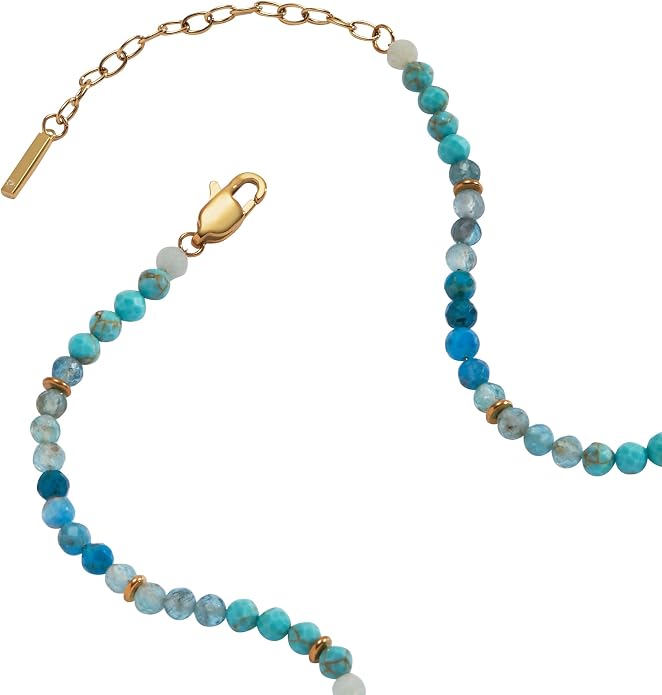 Alex and Ani Turquoise Ombre Semi-Precious Beaded Anklet
