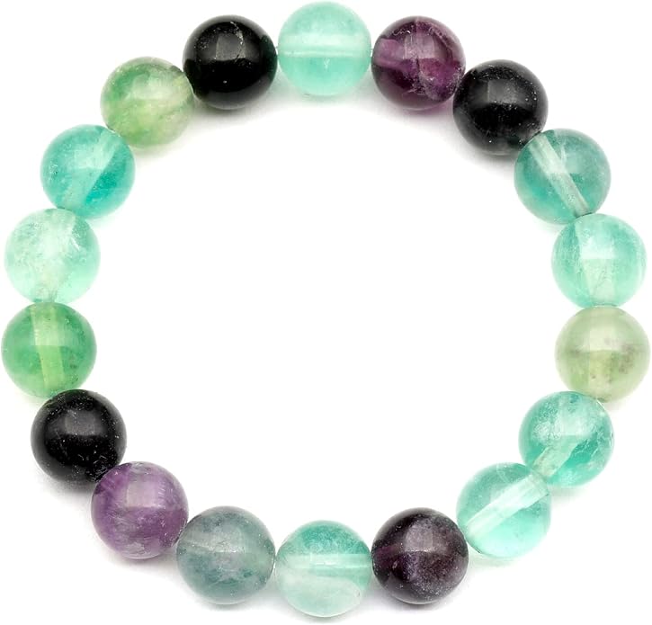 Natural Gemstone Beaded Stretch Bracelet for Men & Women | Handmade 8mm Stone Jewelry | Zodiac Chakra Elastic Bracelet | Meaningful Gift Collection