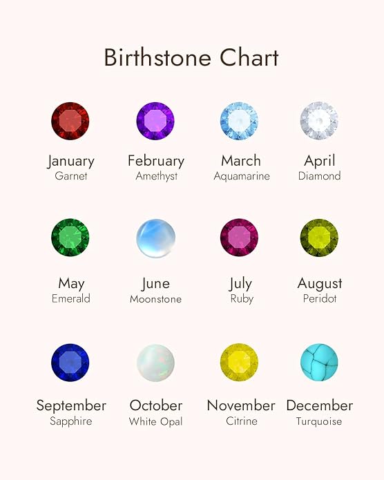 Heart Birthstone Flat Back Stud Earrings, 925 Sterling Silver 18K White Gold Plated, Poke-Free Comfortable Sleep Hypoallergenic Personalized Ear Piercing Jewelry, Mother's Day Birthday Gifts for Women