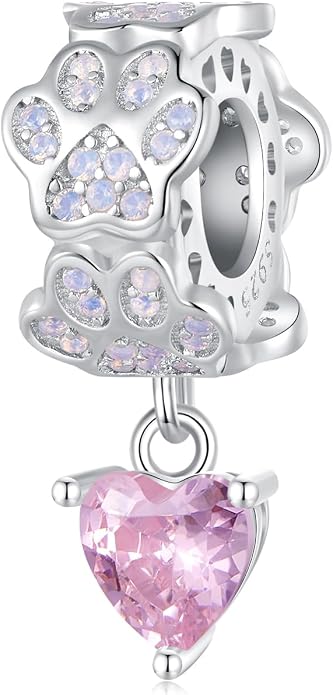NINGAN 925 Sterling Silver Charm Golden Love Charm Buckle Safety Chain Travel Bead Firefly Dragonfly Pendant, Suitable for Women Bracelet and Necklace as Gift from Mom and Friends