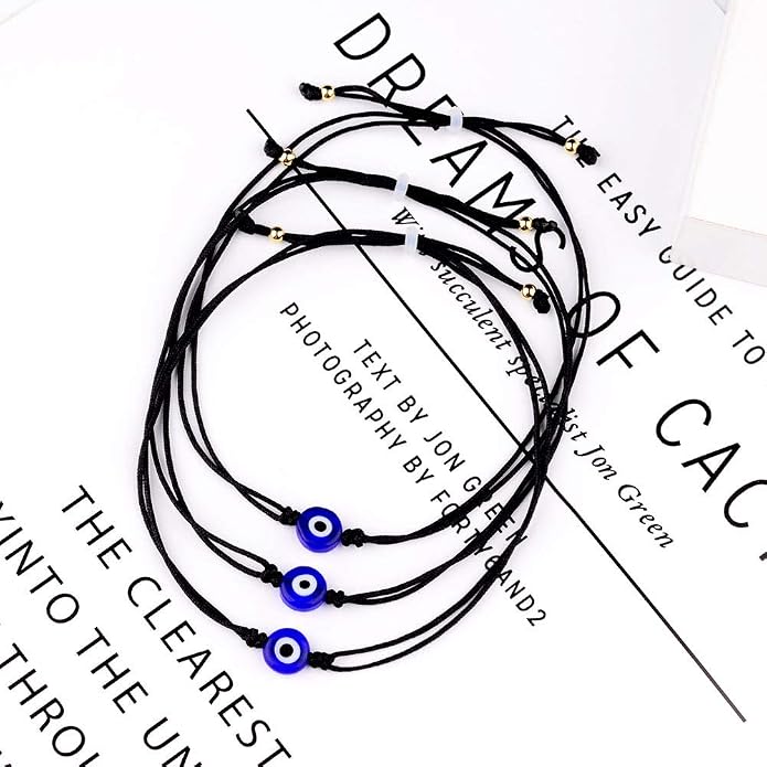 BOCHOI Evil Eye Bracelet for Women Good Luck String Bracelet Kabbalah Protection Friendship Wish Bracelet Jewelry for Girls Girlfriend Wife Mother Daughter