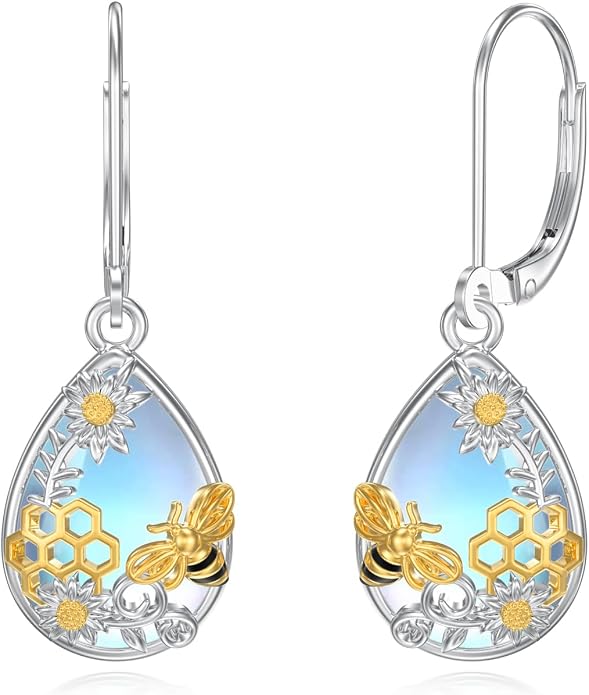 Seiyang Dangle Earrings 925 Sterling Silver Animal/American Flag/Turquoise Dangle Drop Earrings Jewelry Gifts for Women