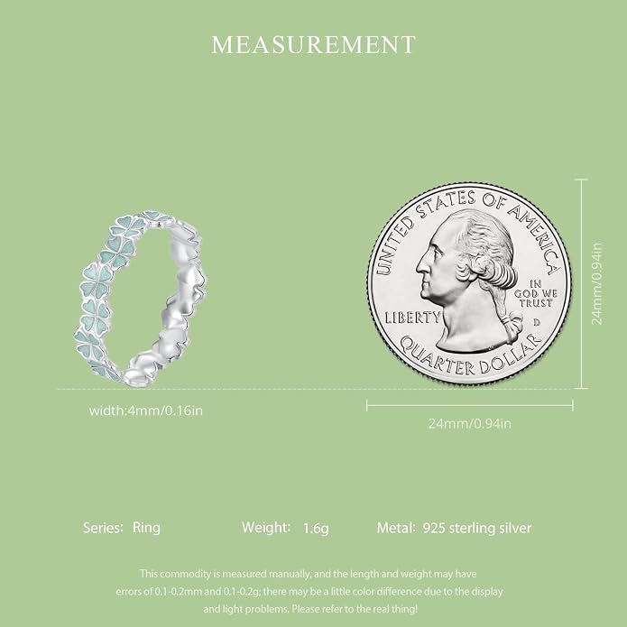MUNDELL 925 Sterling Silver Dainty Daisy Rings Blue Flower Finger Rings for Women Stacking Promise Rings Fine Jewelry