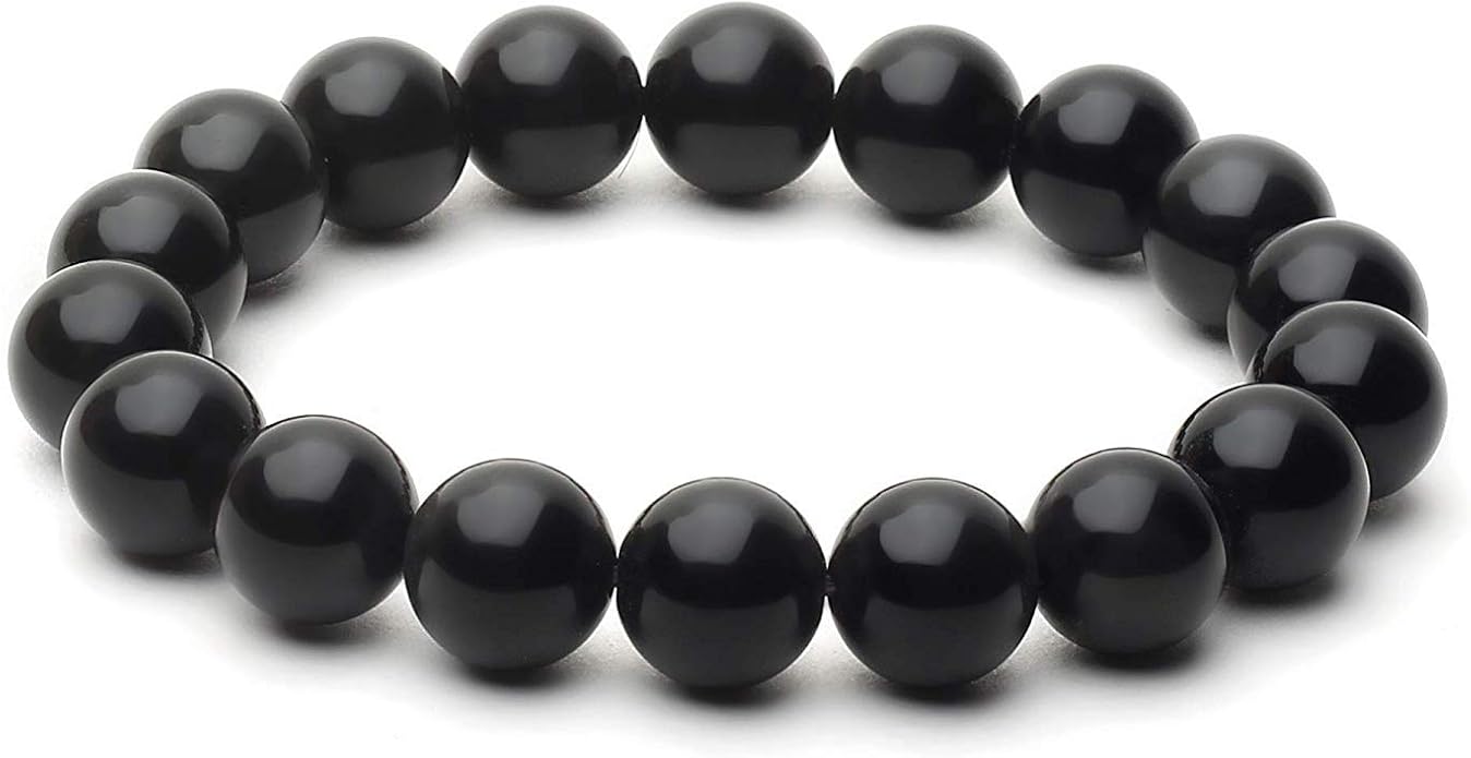 Arihant Gems And Jewels Reiki/Yoga Healing Crystal Stretchable Bracelet,100% Natural And Certified, Astrological Gemstone, Unisex Both For Men & Women - (8 Mm)