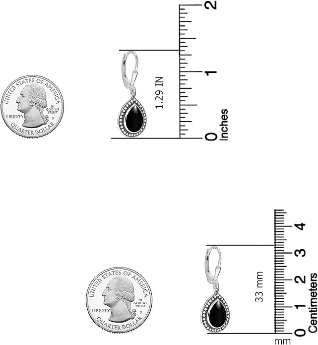 LeCalla 925 Sterling Silver Leverback Dangle Earrings for Women | Gemstone Drop Dangle Earring Jewelry Gifts for Wedding, Anniversary, Christmas, Valentine’s Day, New Year