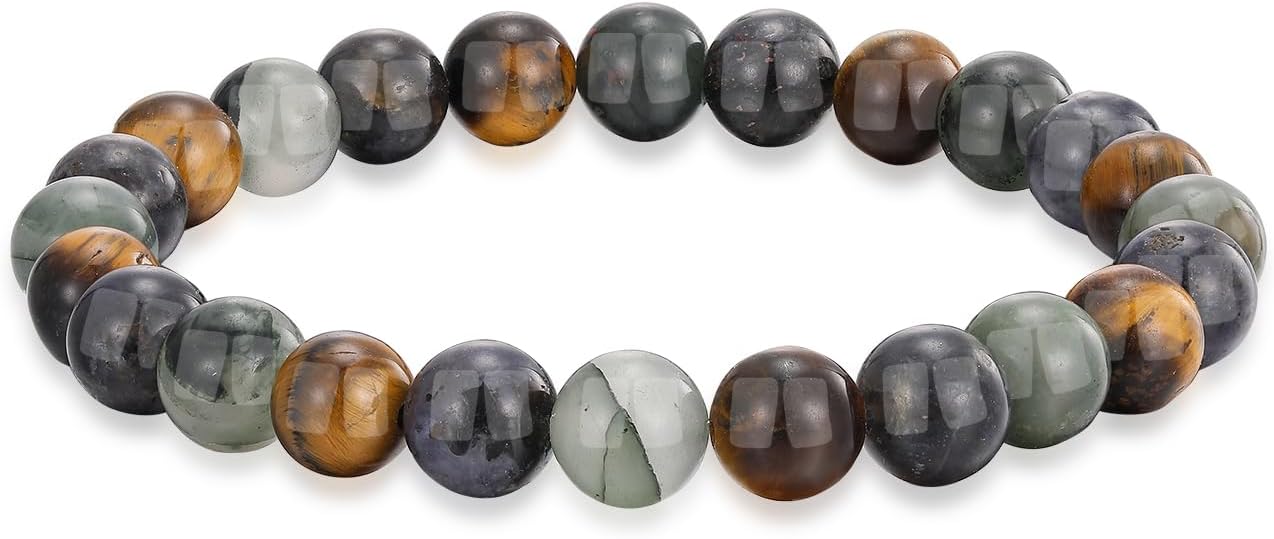 Crystal Vibe - Healing Crystal Bracelet for Women & Men | Natural Gemstone Bead Bracelet | Adjustable Handmade Energy Stone Bracelet | Bracelet for Meditation, Yoga & Daily Wear | Multiple Types