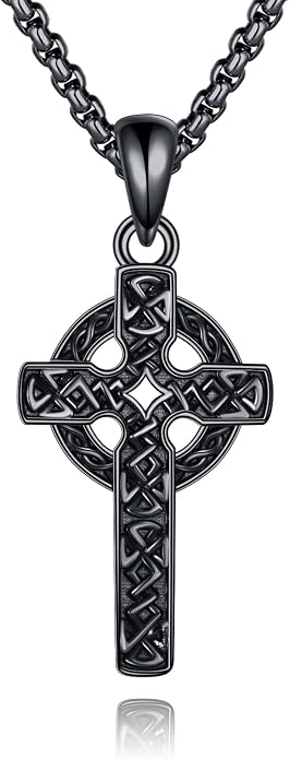 Cross Necklace 925 Sterling Silver Cross Faith Pendant Christian Jewelry Gifts for Women Men