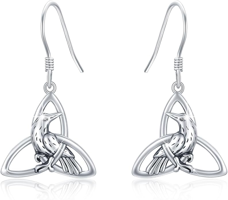 Butterfly/Cardinal/Rabbit/Frog/Turtle/Dragonfly/Flamingo/Mermaid/Hummingbird/Robin/Raven/Owl/Whale/Cat Earrings S925 Sterling Silver Animal Jewelry Gifts for Birthday Christmas