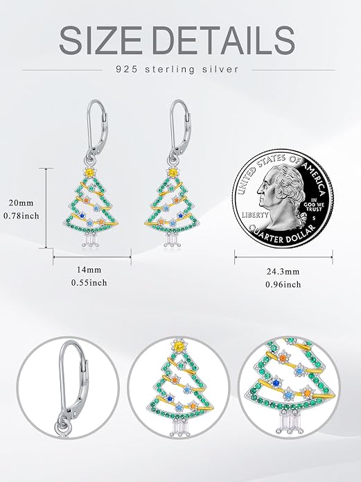 Animal/Leaf/Gothic Dangle Earrings 925 Sterling Silver Animal/Leaf/Gothic Dangle Drop Earrings Easter/Halloween/Christmas Jewelry Gifts for Women Her
