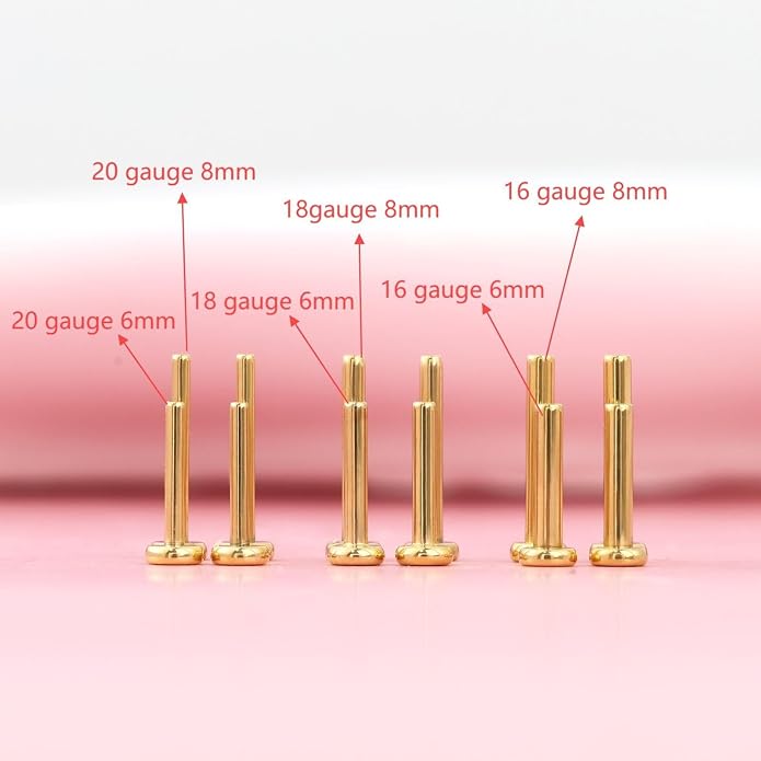 FANSING CZ Flower Internally Threaded Flat Back Earring Labret Stud for Cartilage Tragus Helix Conch