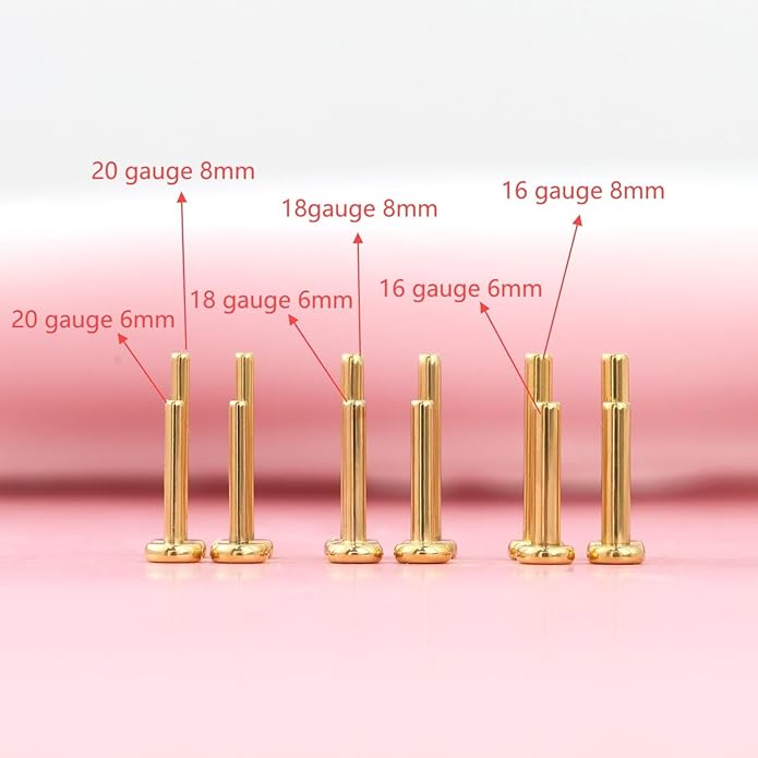 FANSING Cartilage Earring Tragus Stud Trio CZ Stone Flat Back Earring for Helix Conch Threadless Push Pin Labret Stud