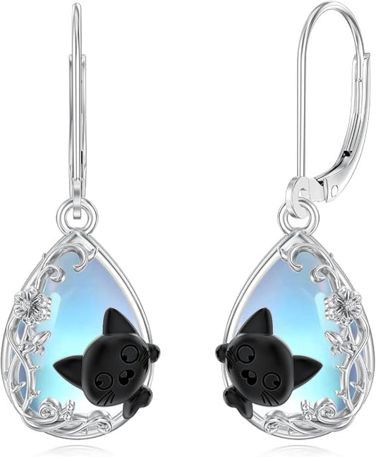Seiyang Dangle Earrings 925 Sterling Silver Animal/American Flag/Turquoise Dangle Drop Earrings Jewelry Gifts for Women