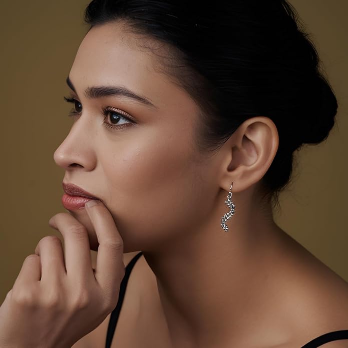 LeCalla 925 Sterling Silver Filigree Dangle Drop Earrings | Lightweight Antique Balinese Teardrop Dangle Drop Earring for Women