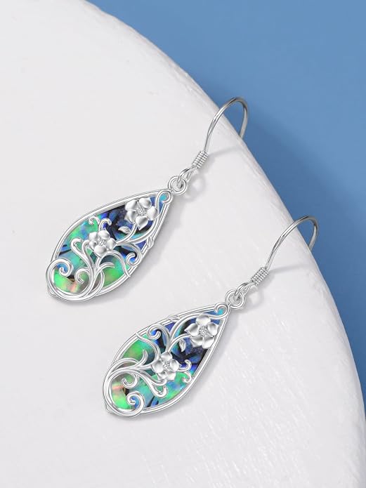 Seiyang Dangle Earrings 925 Sterling Silver Animal/American Flag/Turquoise Dangle Drop Earrings Jewelry Gifts for Women