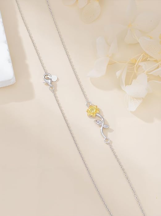 Midari Ocean Necklace 925 Sterling Silver Flamingo Mama Bear Dolphin Penguin Sea Turtle Axolotl Desert Cactus Nautical Rudder Tropical Palm Compass Wave Pendant Boho Jewelry Gifts for Women Men