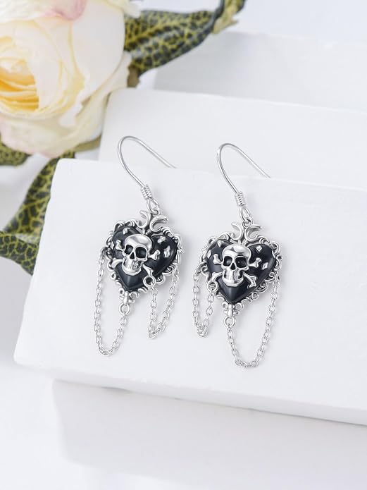 Animal/Leaf/Gothic Dangle Earrings 925 Sterling Silver Animal/Leaf/Gothic Dangle Drop Earrings Easter/Halloween/Christmas Jewelry Gifts for Women Her
