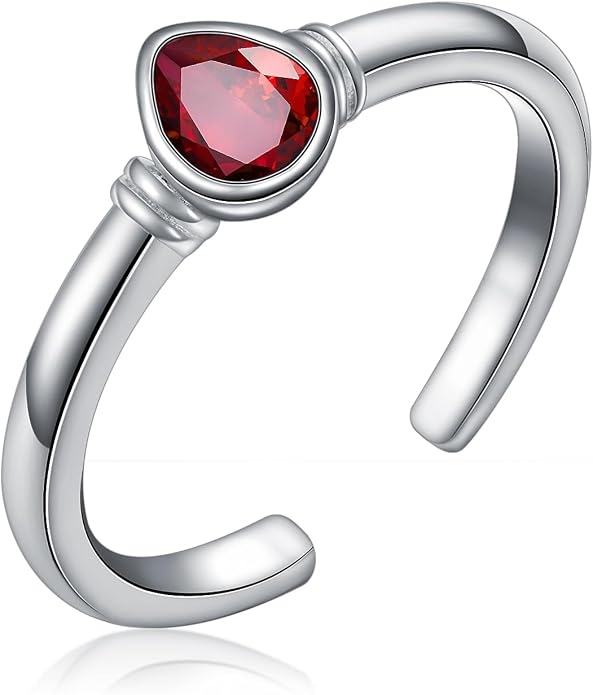 Midari Toe Rings for Women 925 Sterling Silver Hypoallergenic Adjustable Open Band Ring for Women Summer Beach Open Toe Jewelry Foot Jewelry