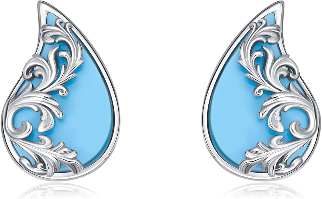 PROESS Sword/Lotus/Hummingbird/Squirrel/Cow Earrings Skull Stud Earrings 925 Sterling Silver Earrings Birthday Christmas Jewelry Gifts for Women Men