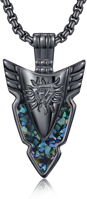 Viking Necklace for Men 925 Sterling Silver Viking Norse Pagan Jewelry Gifts for Women