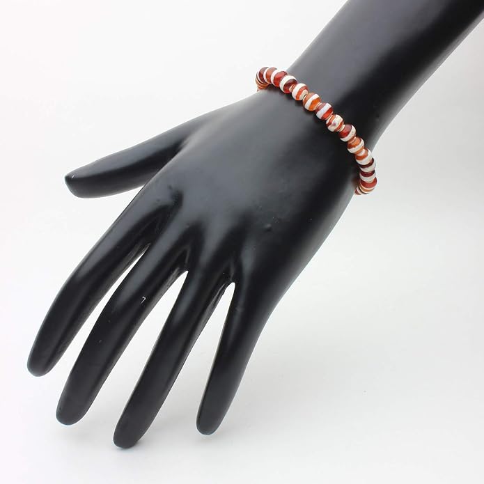 Arihant Gems And Jewels Reiki/Yoga Healing Crystal Stretchable Bracelet,100% Natural And Certified, Astrological Gemstone, Unisex Both For Men & Women - (8 Mm)
