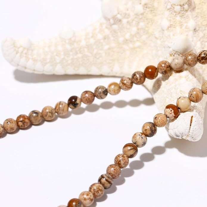 Evil Eye Ankle Bracelets for Women Beads Anklets Beach Accessiory Gemstone Healing Crystal Adjustable