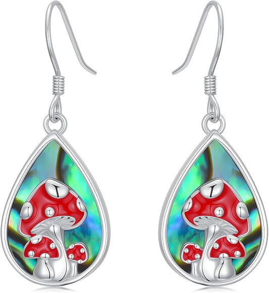 Animal/Leaf/Gothic Dangle Earrings 925 Sterling Silver Animal/Leaf/Gothic Dangle Drop Earrings Easter/Halloween/Christmas Jewelry Gifts for Women Her