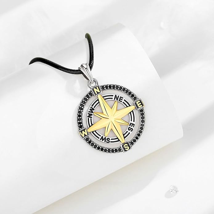 INFUSEU Mythology Pendant Necklaces for Men, Viking Norse Mjolnir Egyptian Anubis Ankh, 22-24 Inch Chain