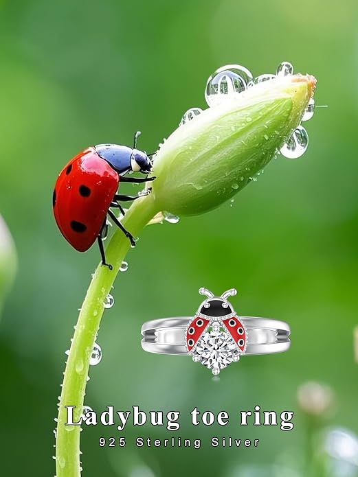 Midari Toe Rings for Women 925 Sterling Silver Hypoallergenic Adjustable Open Band Ring for Women Summer Beach Open Toe Jewelry Foot Jewelry